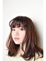 エムプラス センター北(M.plus)&nbsp;ルーズでラフな動きのセミロング☆コントラストカラー♪