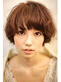 ルーズ似合わせカット ベージュカラー ラブカール