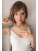 【Lilou】27歳からの外ハネミディアムボブ『大人ウルフ』