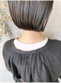 ぱつっとボブ
