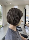 ハイトーンボブ☆ミルクティーグレイ