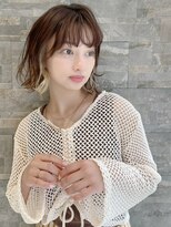 ラ ブレス 梅田茶屋町(LaBless)&nbsp;小顔ボブ×おしゃれインナーカラー[大人可愛い 20代 30代 40代]