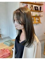オーリーエトワ 御器所(oorry.etwa) 【OORRY.etwa】透け感オリーブベージュ