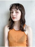 ラフミディアム_チェリーブラウンフェミニンロング_38623
