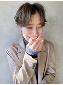パーマハンサムショート_ショコラアッシュヘルシースタイル_9028