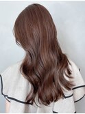 チョコレートブラウン_ショコラアッシュふんわりカール_ba409462