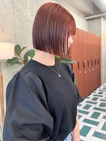 ノエ(noe) 顎ボブ×ブラッドオレンジ