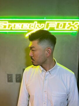 グリーディーフォックス 三軒茶屋(GreedyFOX) 波巻き/マッシュパーマ/ウルフ/ハイライト<理容室>三軒茶屋