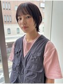 ミニウルフ マッシュウルフ 顔まわりカット
