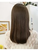 オリーブベージュ　LAケラチントリートメント　ベージュ