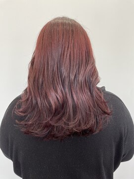 ヘアーアンドスパ フェリーチェ ミチ 野田屋町店(HAIR&SPA felice MICHI) 【feliceMICHI 豊田希美】ピンクブラウン