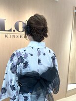 ログ キンシチョウ(L.O.G KINSHICHO)&nbsp;ねじり編みアップスタイル