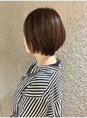 カジュアルショートボブ