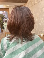 くらげ美容院 武蔵小杉&nbsp;上品レイヤー×艶カラー[30代40代50代の大人女性におすすめ]