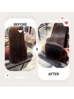 パドトロワ(Pas de trois)&nbsp;秋冬一押し髪質改善×マロングレージュ×極艶カラー