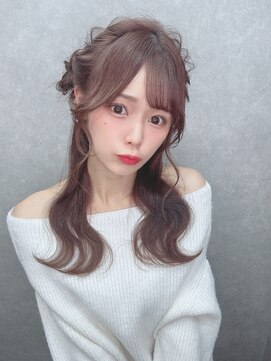 アンプル 天神店 ヘアセット　モテ髪　ブラウン　愛されブラウン