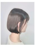 大人可愛いひし形ハンサムショートボブ前下がり