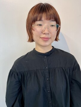 サイズ(cyez) アプリコットオレンジ ボブ