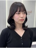 メルティカラー似合わせカットウェーブミディアム縮毛矯正韓国