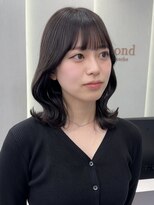 ロンド ブランシュ 錦糸町北口(Lond blanche)&nbsp;メルティカラー似合わせカットウェーブミディアム縮毛矯正韓国