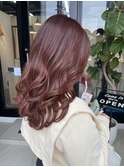 ピンクブラウン×髪質改善