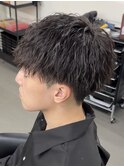 メンズマッシュ　ツイストスパイラルパーマ