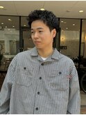 メンズショート/ピンパーマ/スパイキーショート/ショートパーマ