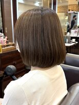キャラ 池袋本店(CHARA) 白髪ぼかしハイライト◎ニュアンスグレージュ【池袋/ボブ/白髪】