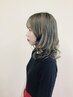 ハイトーン＊透明感あるシアカラーまで◎wカラー＋カット＋TR/￥19,000-