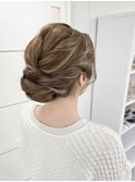 シニヨンアレンジ