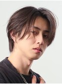 センターパートニュアンスパーマ韓国カルマパーマコンマヘア