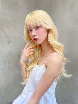 ケイト(kate) 【kate 大宮】レイヤースタイル×ホワイトブロンド