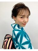 浴衣ヘア