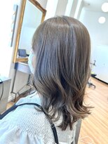 コワファースト させぼ五番街店(COIFF1RST) ブリーチ無し★オリーブベージュ