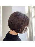 ミニボブ　オリーブブラウン