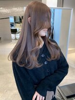 ペレ アネックス 大阪梅田茶屋町店(PELE ANNEX)&nbsp;くびれヘア/アプリコットオレンジ/ハイライトカラー/梅田