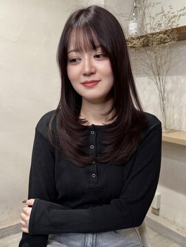 カーム(calm) 黒髪カタログ/クラゲヘアー/オリーブグレー/レイヤー/川崎