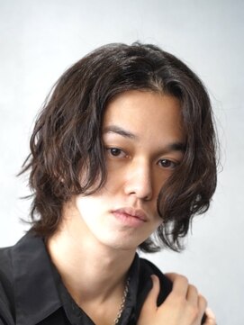 フィフスパーク(fifth PARK) メンズミディアムメンズボブメンズロング緩めスパイラルパーマ