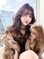 アルバム 銀座(ALBUM GINZA) ロング前髪カット似合わせカット顔周りレイヤー_F21294