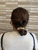 ルッカランス 王子店(Lucca Lance)&nbsp;2月　簡単こなれシニヨン