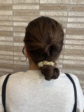 ルッカランス 王子店(Lucca Lance) 2月 簡単こなれシニヨン