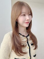 バイオレット 表参道店(Violet)&nbsp;ミディアムレイヤーシャギーカットミルクブラウンモカブラウン