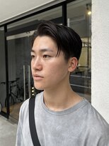 Men's JILI 【JILI】七三分けサイドパート ツーブロック メンズ ◎上辻