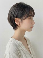 ウィールール 手稲店(WE RULE) レイヤーショートボブ小顔外ハネスタイルグレージュ