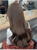 19639_髪質改善ブリーチなしグレージュレイヤーハッシュカット