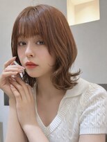 タヤ 駒沢店(taya)&nbsp;外ハネくびれボブ × シアーベージュ