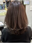 黒髪/クラゲヘアー/オリーブグレー/小顔/ココアベージュ/松戸