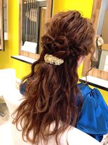 パッチ ヘアー(PATCH HAIR)&nbsp;波ウェーブ×編み込み×リボン