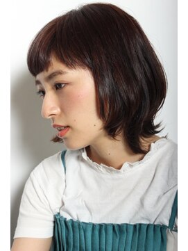 アンドヘアー 西葛西(&-HAIR) &ヘアー/首に吸い付くウルフカット
