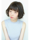 大人可愛いオフィスボブ